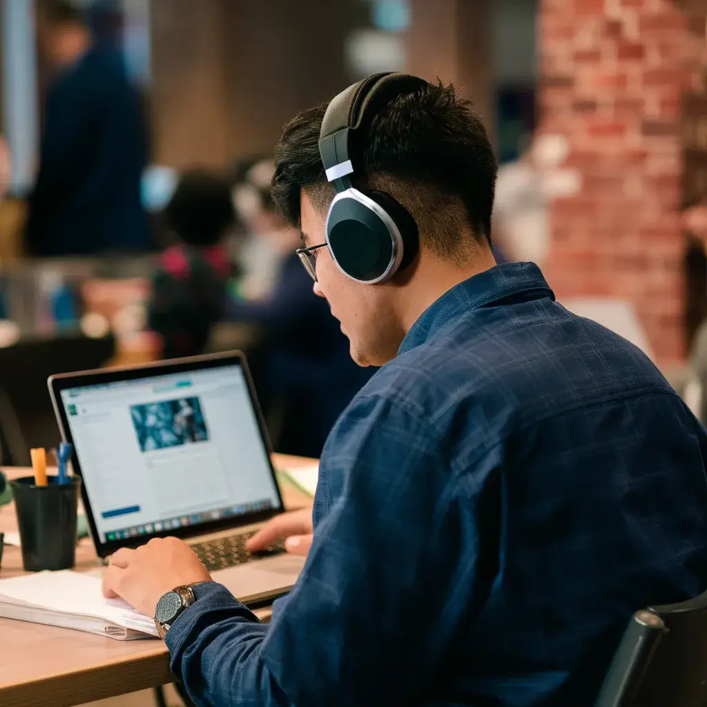 Estudantes aprendendo programação